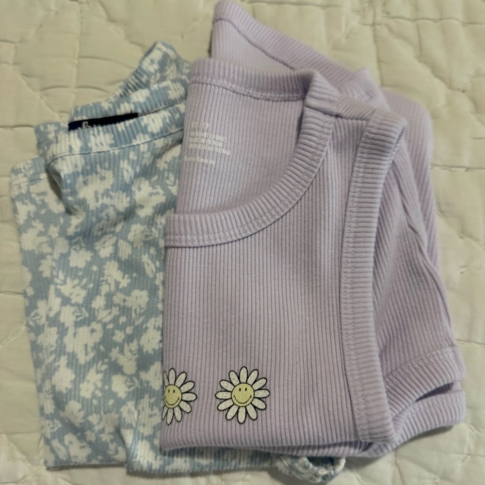 Tank set, aerie smiley top and freshman open back tank